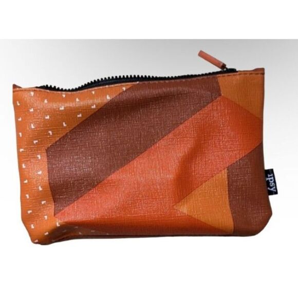 🌻5/$20🌻 Orange Ipsy Glam Bag - Picture 1 of 4